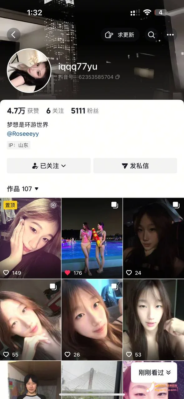 山东博主账号数据与红发女性室内场景