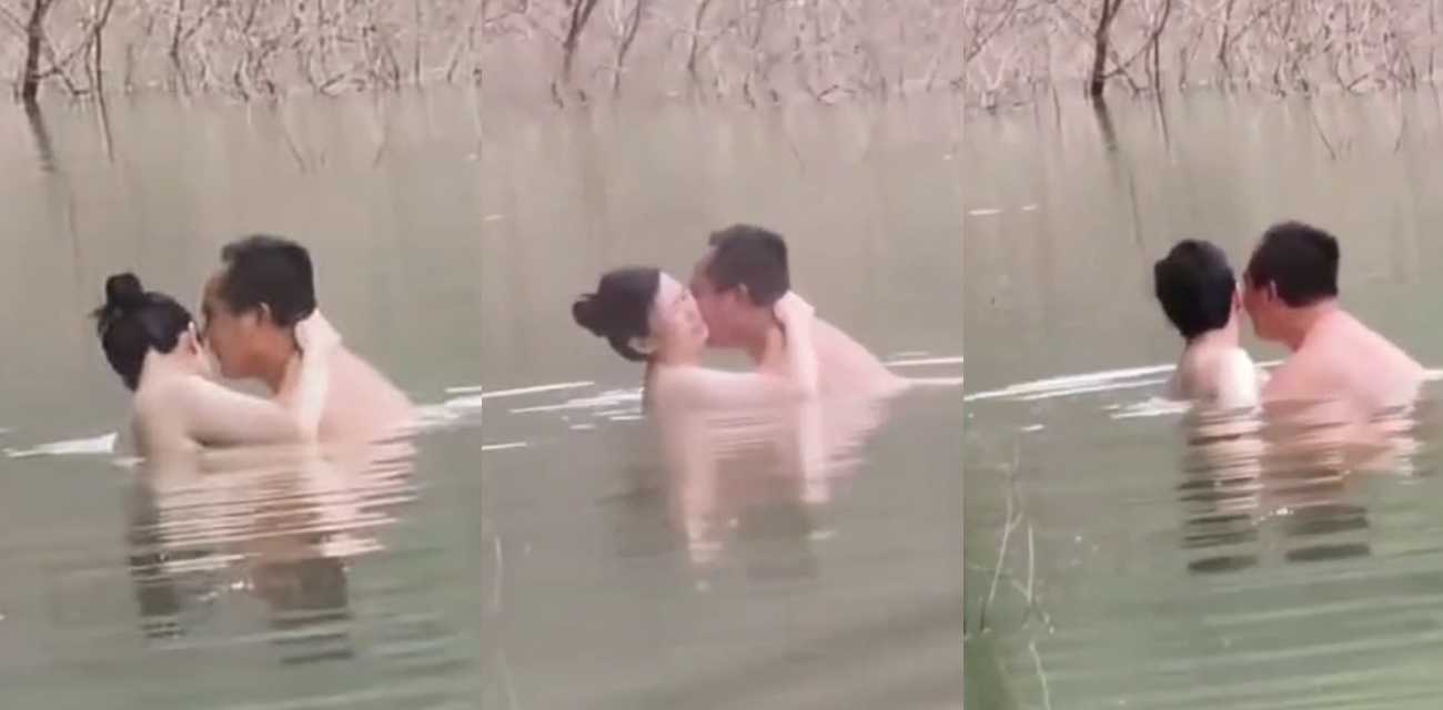 温泉湖成大爷大妈偷情圣地？水中打炮完美解决！