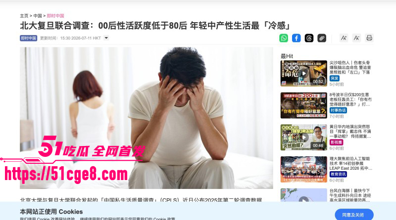 00后私生活质量调查01