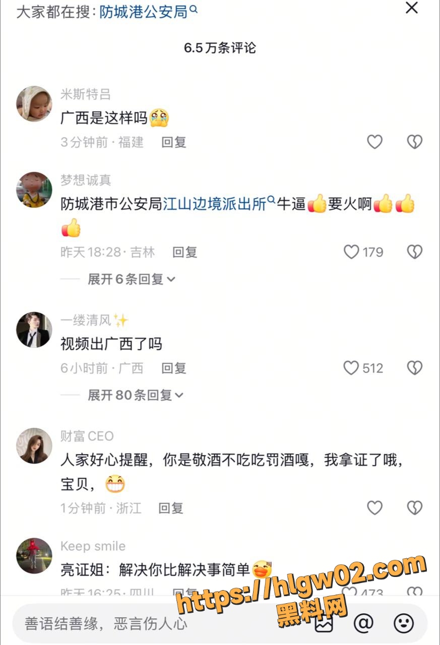 广西防城港奔驰 亮证姐 蓝翠竹秒查司机隐私 事后警察上门警告要求删视频！