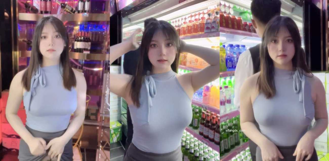 秀人网人气女神豆瓣酱 KTV穿齐逼小短裙勾引服务员 啤酒瓶疯狂抽插小逼！