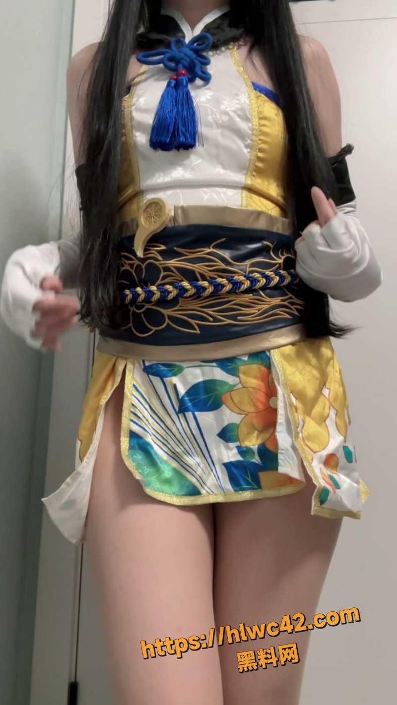 抖音高颜值网红 星期8没课 Cos二次元女神 自慰棒骑乘高潮抽搐