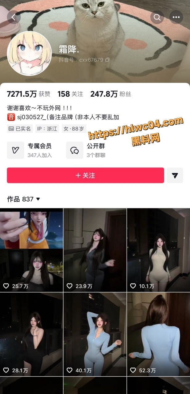 抖音百万粉甜妹 霜降 擦边艳舞视频合集流出 丝袜制服狂热舞动魅力无限