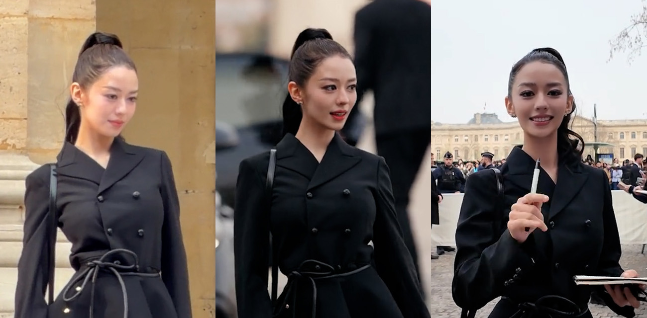朗朗的极品老婆吉娜 参加巴黎时装周活动引争议 穿搭太劲爆屁股直接走光