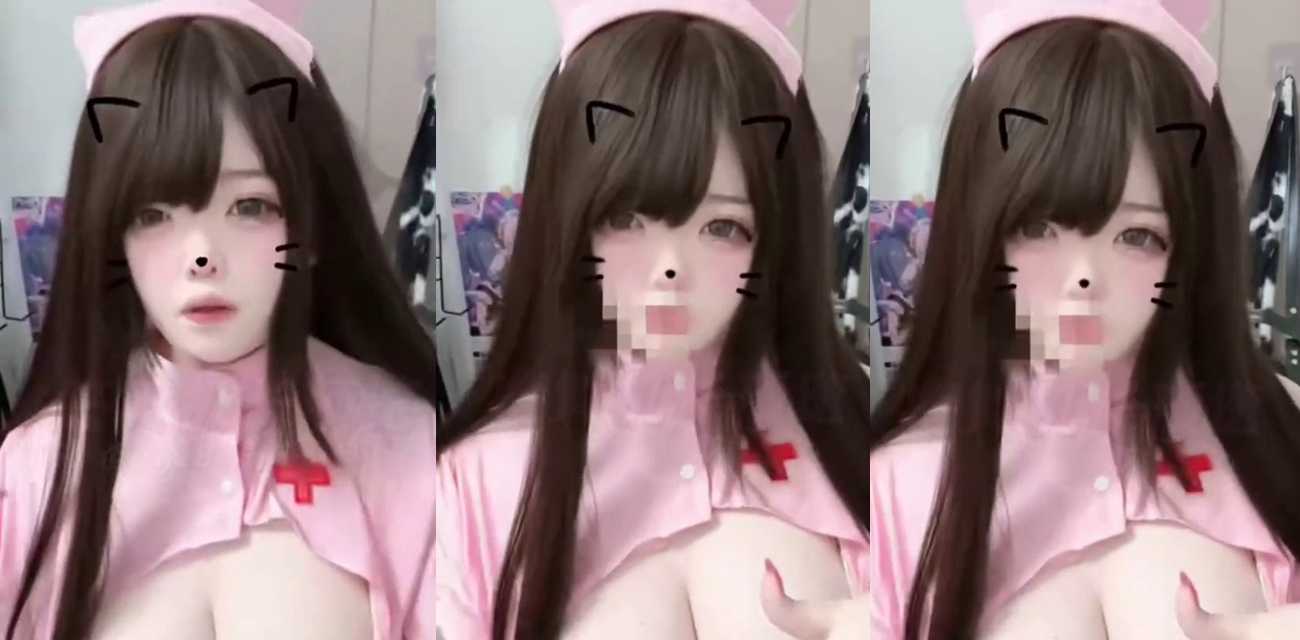 抖音巨乳网红Angelkawaii 猫耳自慰视频流出 白皙大奶狂揉浪叫嫩穴手指猛插!