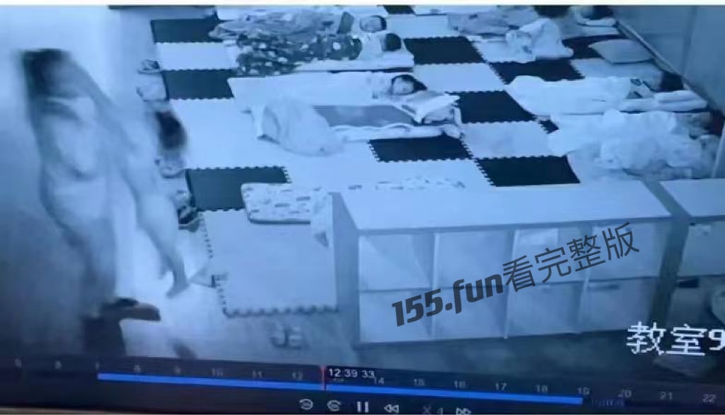 广西南宁爱丝托育中心幼师不当管教事件,暴力拖拽打3岁女童，监控画面爆光