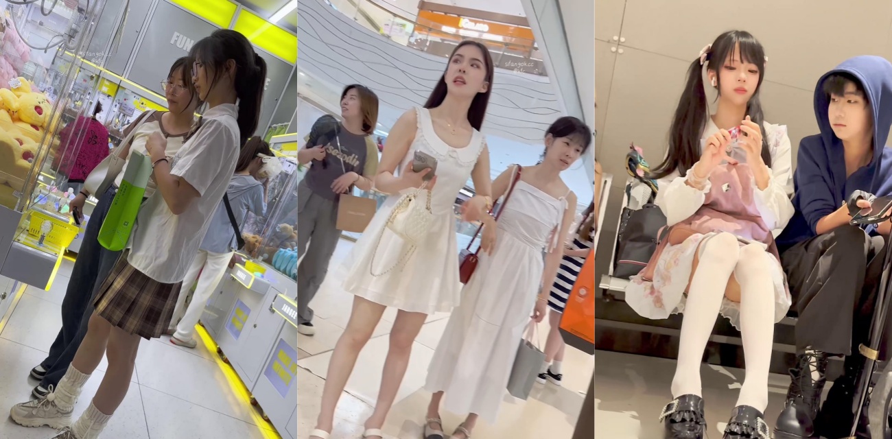 商场偷拍合集 高颜值美女短裙白丝内裤走光 翘臀大腿摩擦丝袜私处隐现 商场里优雅正经妹子裙底全被拍