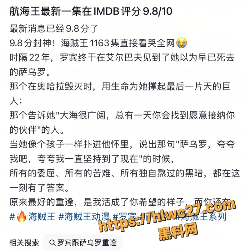 祝全体瓜友六一儿童节快乐 相信《海贼王》的冒险 每个人都有自己的航线 致敬童年与坚持的你我！