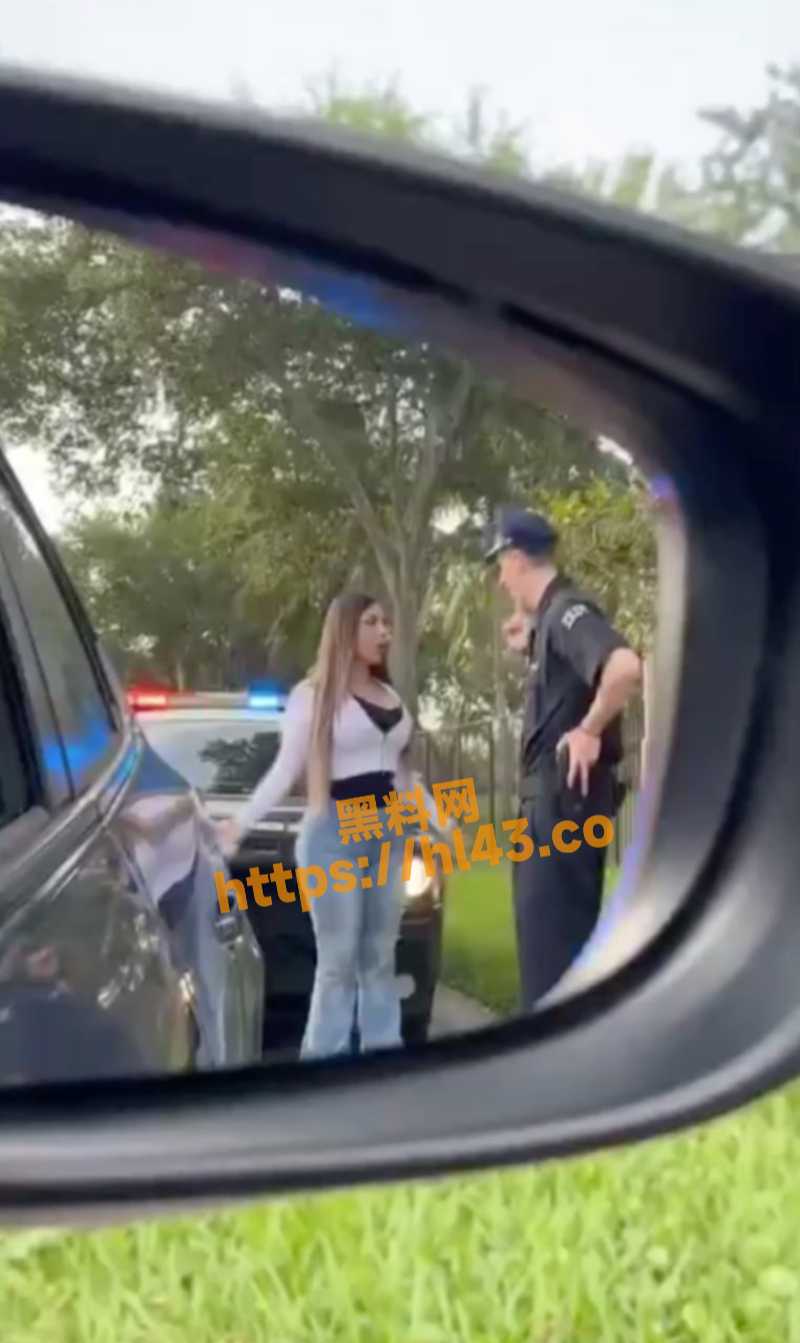 美国警察的搜身手法极其高超！摸着女子的肥臀而后还要把脸贴上去闻一闻！