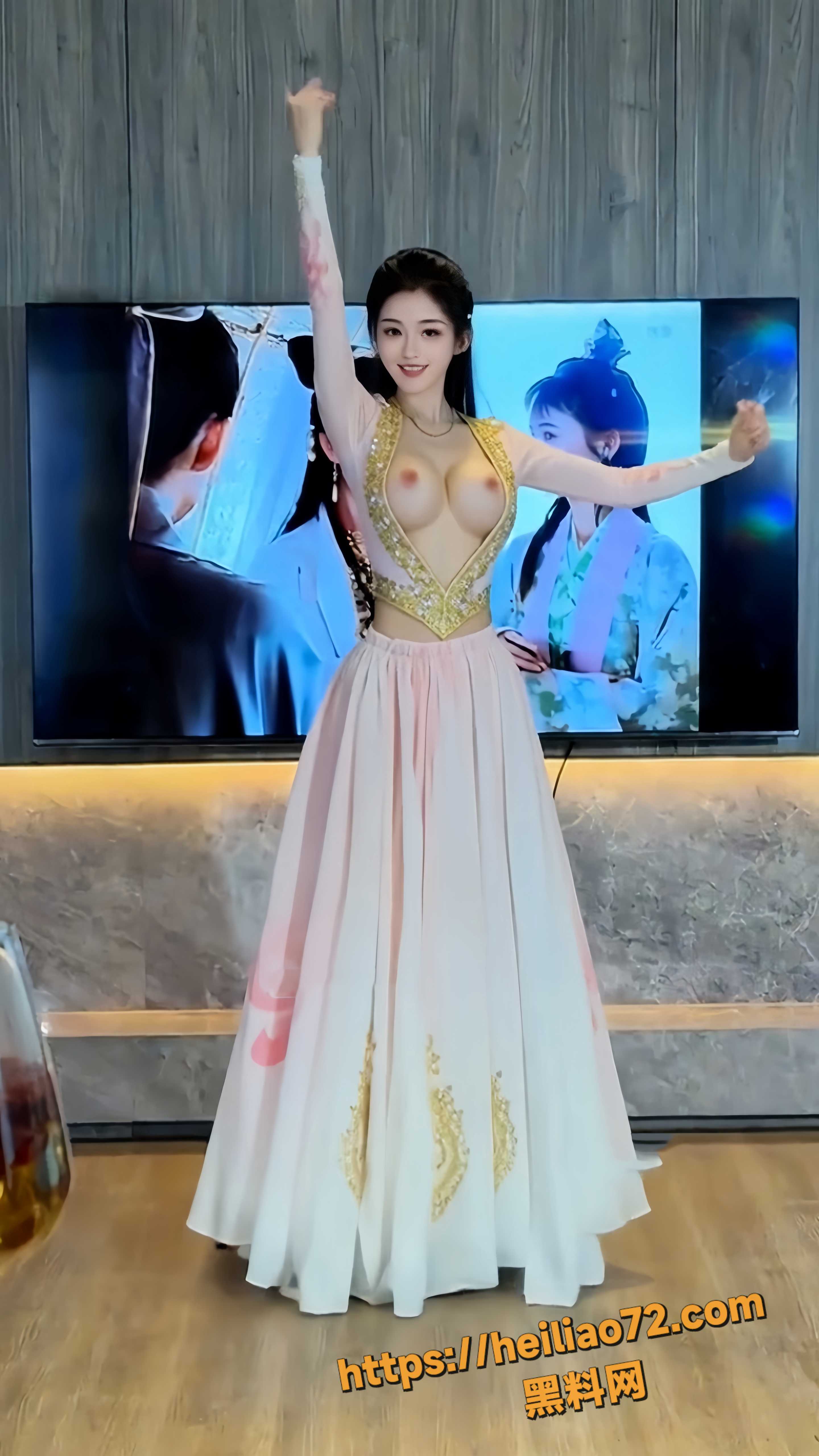 AI自制异域风情少女裸舞 绝美身姿极致诱惑 雪白胴体诱惑十足
