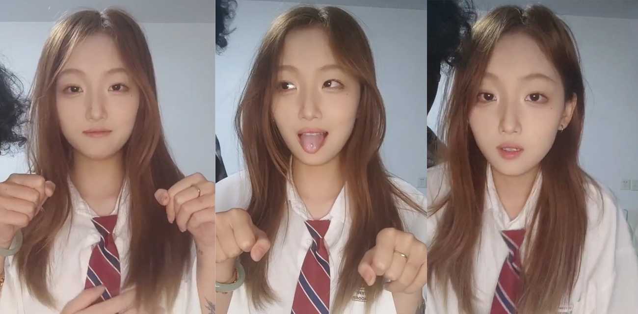 花臂精神小妹下海直播 穿着制服看似清纯 被精神小伙调教玩穴像小母狗一样乖巧!