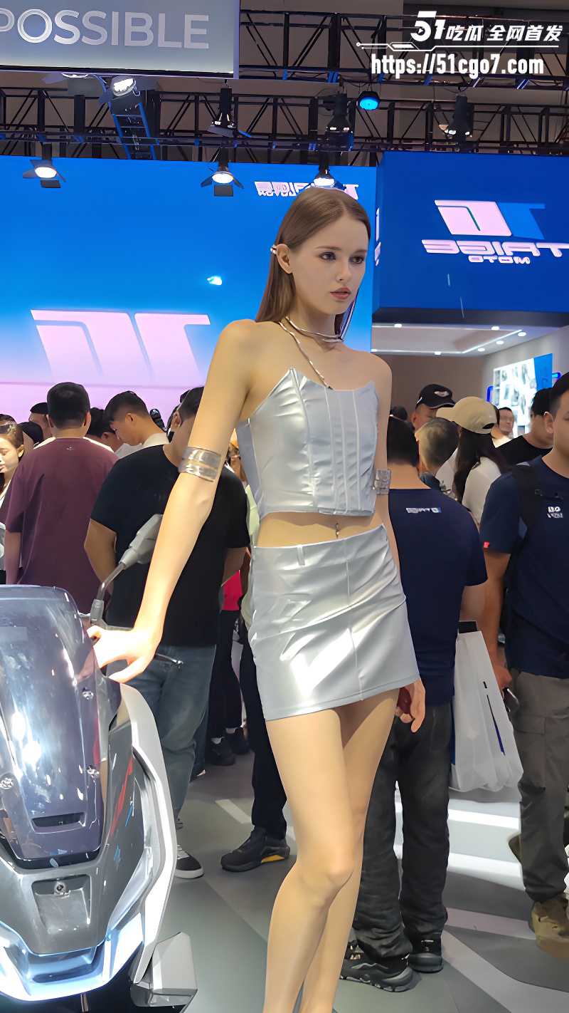 摩托车展 抄底外国车模 1