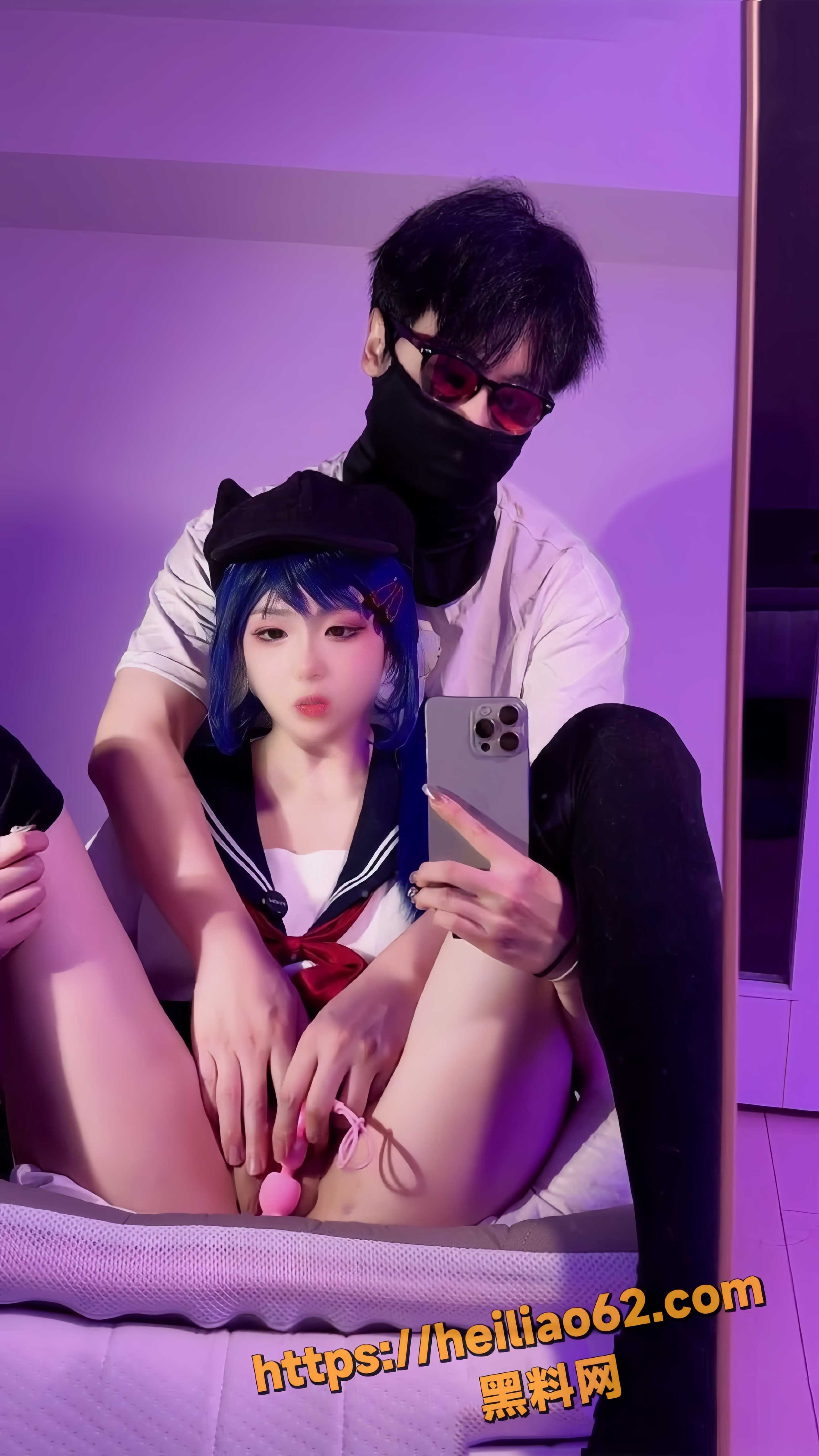 推特网黄萝莉 鸡教练 超可爱蓝发JK制服诱惑 爆操高潮娇喘连连