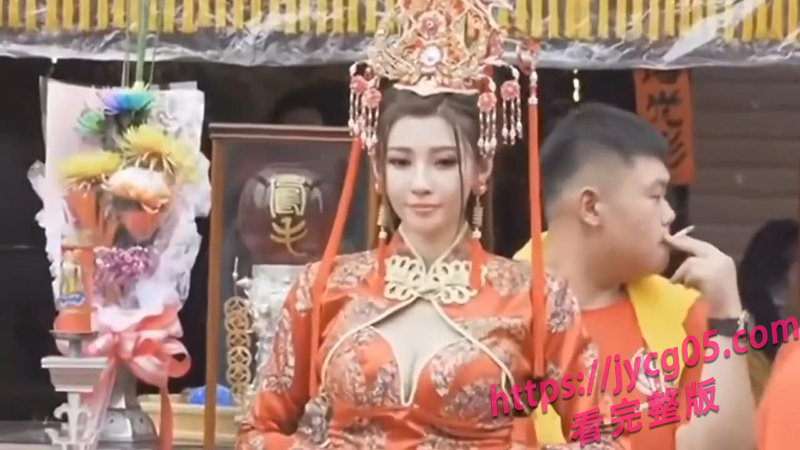 同安进香阵头颜值逆天！庙会达人直击美女助阵罕见场面！ 配图3