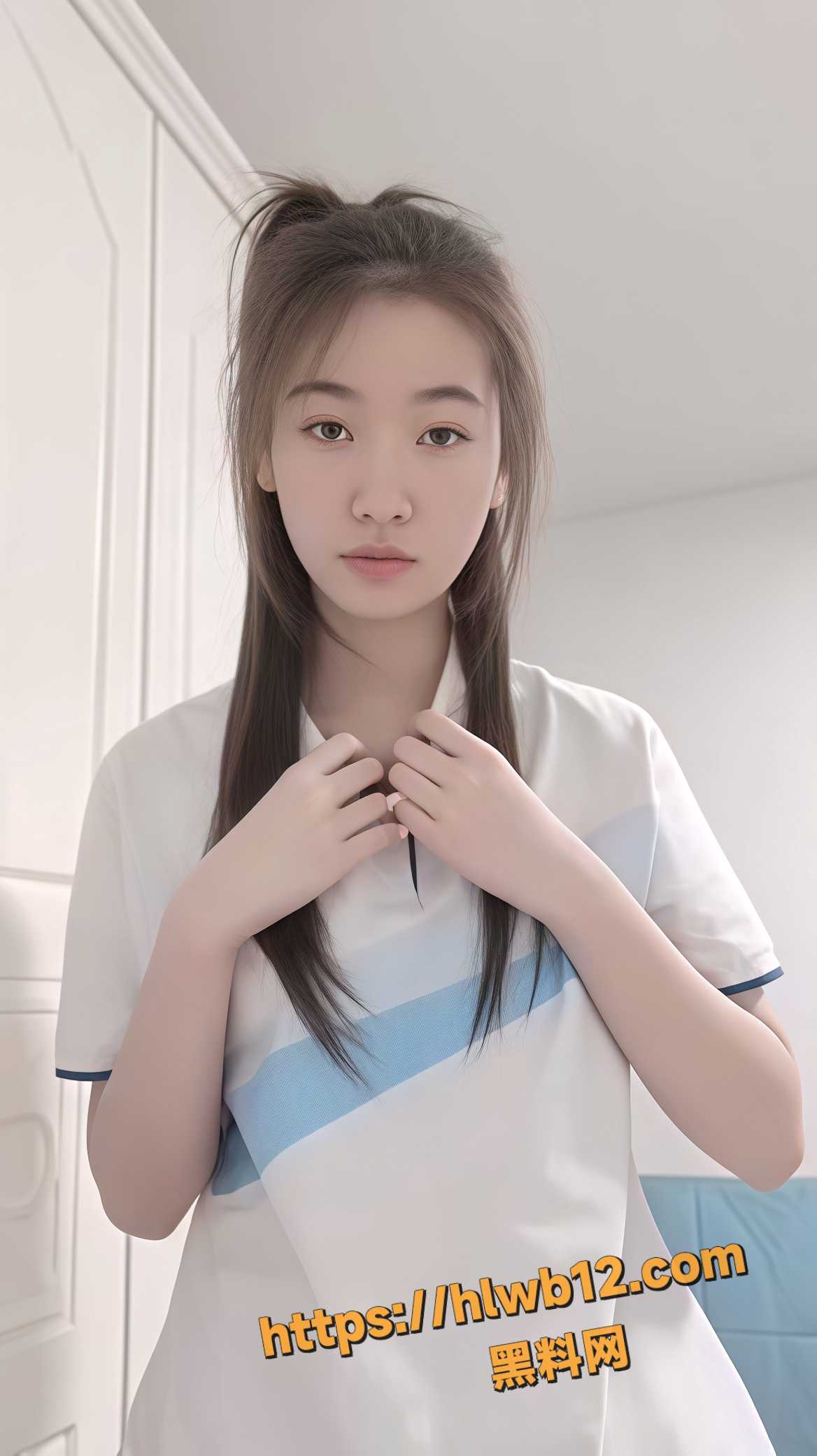 清纯高中学生妹 私下被金主网调 全裸上镜狗爬自慰 淫荡骚态超反差！
