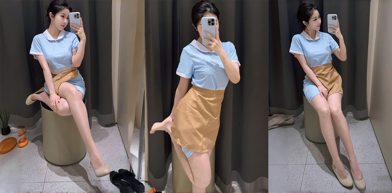 甜品店的诱惑 员工和空姐一样 这样的服务好利来也可以享受～