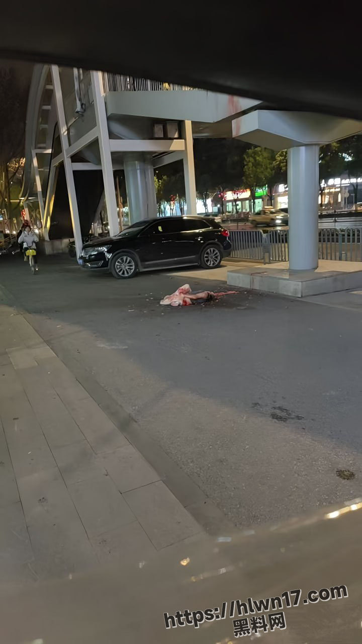 武汉icc血腥坠楼事件 满地碎肉 尸体被分成两半 不排除谋杀抛尸的可能！现场视频吃法慎入