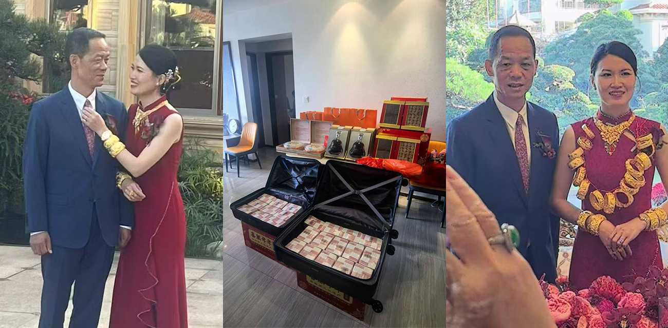 华喜公司董事长 黎启坤 娶38岁女护士 张小瑜  史上最贵金逼 680万彩礼嫁入豪门