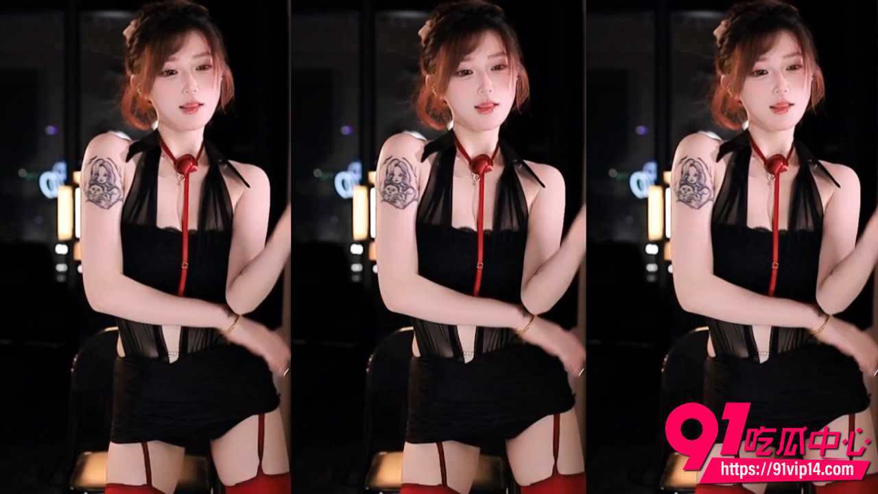 虎牙是萌萌呀极致性感吊带红丝美女 撅臀扭腰蜜腿勾魂 极致诱惑欲火难耐！