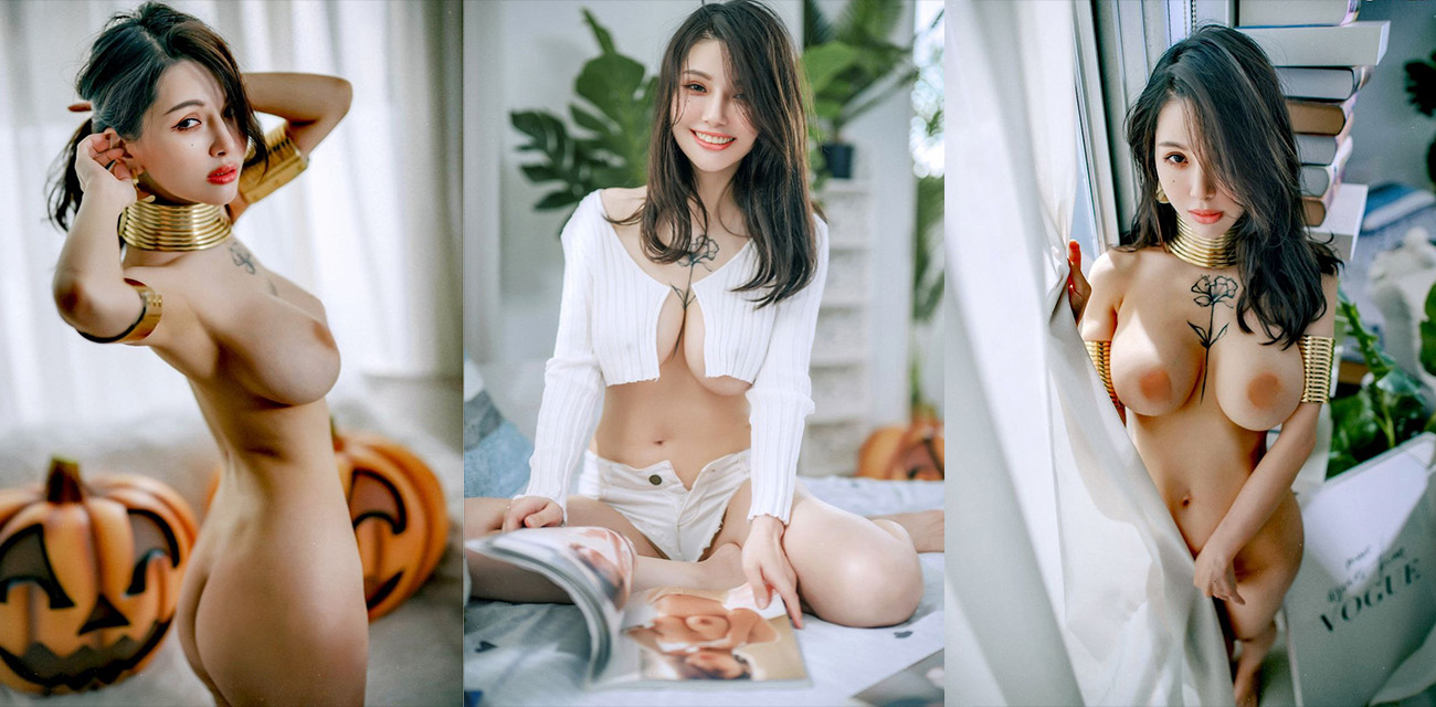 俄罗斯公主闺房佳作 黄金情趣内衣诱惑 尺度之大让人血脉喷张！