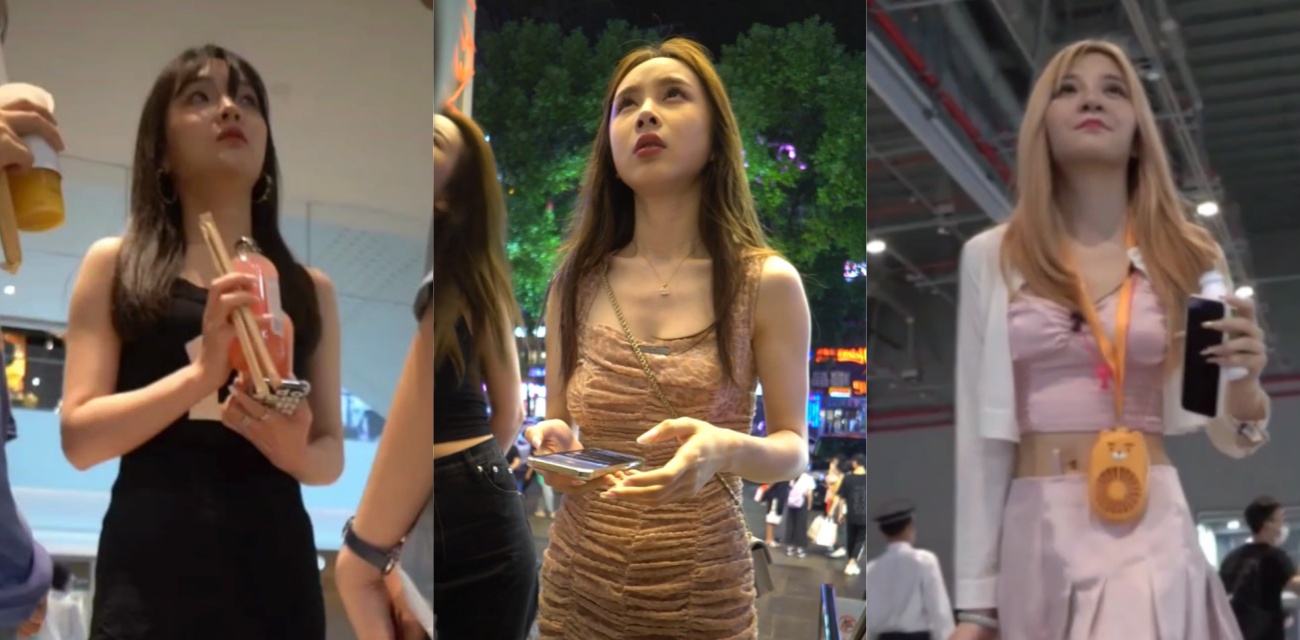 YZWCD系列抄底 商场短裙小姐姐不知情被偷拍 大腿根部与白色内裤轮廓清晰暴露