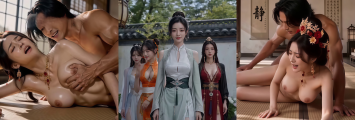 AI成人短剧 废柴杂役 第6-7集 萧尘系统光环登场 女弟子们彻底臣服