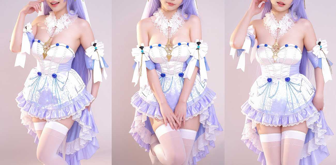 二次元福利姬 铃木美咲 COS 王者荣耀大乔 白丝美腿腿肛塞自慰尺度直接拉满