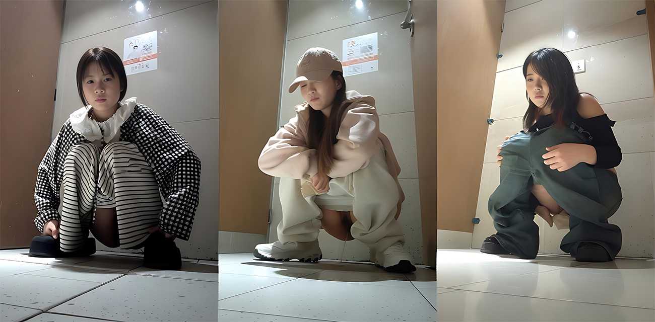 酒吧女厕全景偷拍 多位嫩妹放尿过程全记录 还有俩位辣妹蹲在坑上聊天！