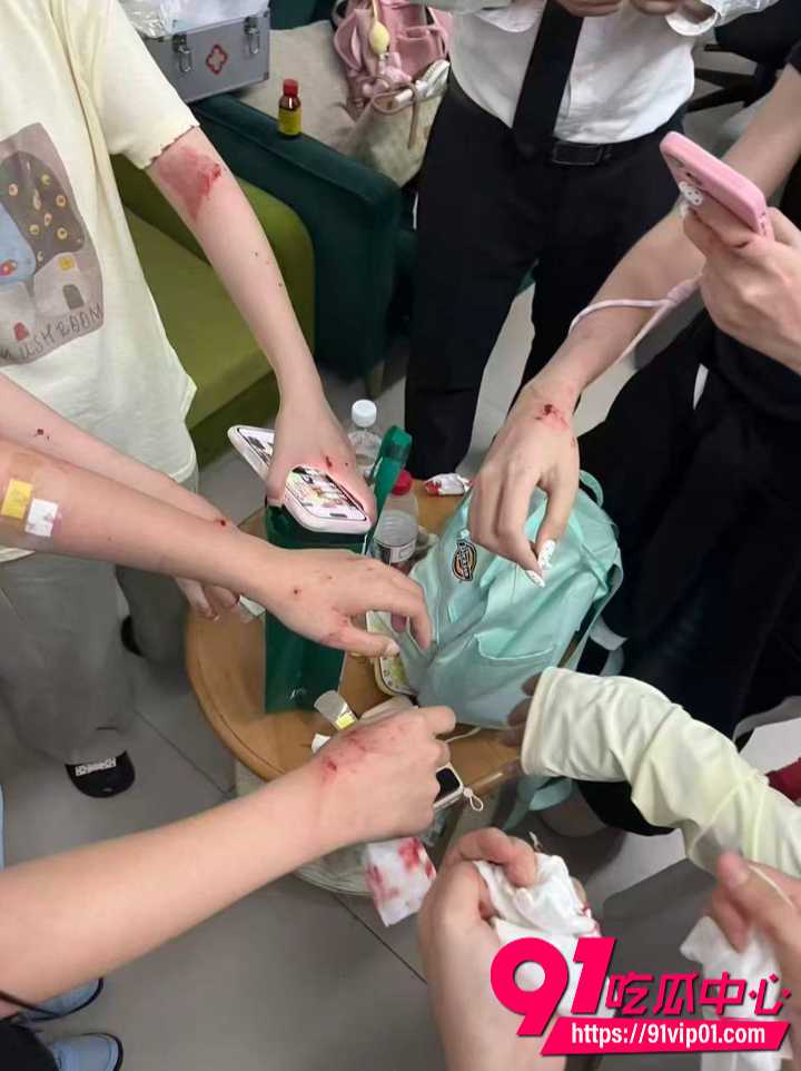 张凌赫女粉丝挤碎玻璃门7