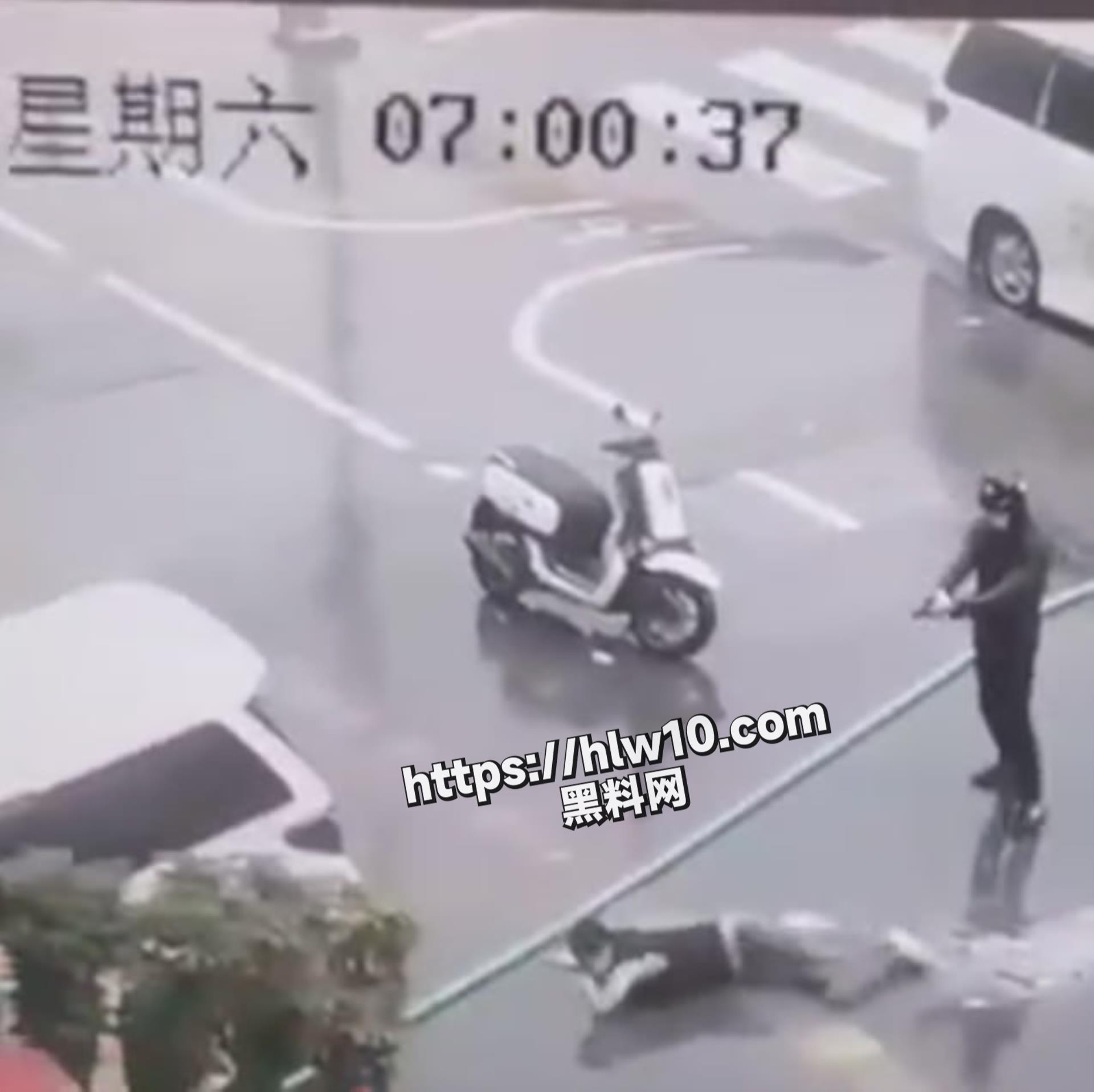 柬埔寨西港电诈园区老板阿辉 被枪手当街射杀 场面十分骇人！