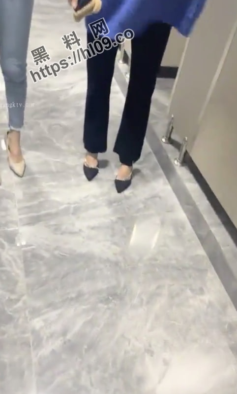 【大神出品】玩的就是刺激，带两个高跟鞋极品美女去公厕操逼！