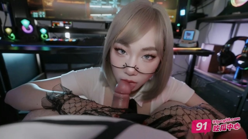 宅佬打游戏被少女骚扰 不要打游戏了跟奴家一起玩耍吧！ 配图