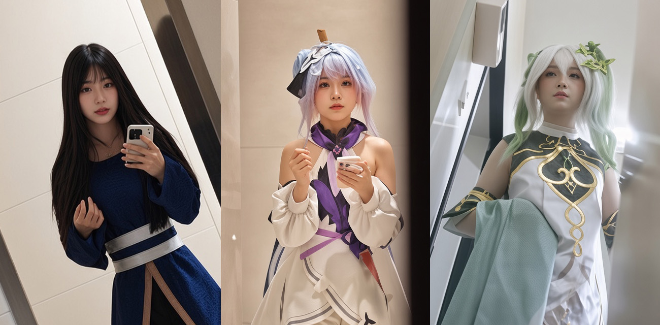 厕拍大神八月偷拍新作 最新重磅画面流出 Cosplay系列极品小姐姐 身穿cos服在厕所被偷拍