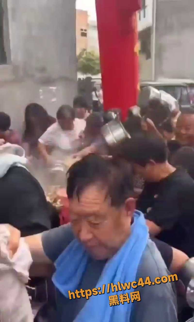 河南汝阳 乡村喜宴 新娘还没敬酒 三大锅菜已被抢空