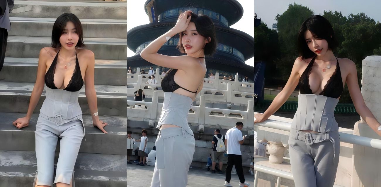 台湾网红 Helen 北京天坛打卡事件 网黄身份被曝出 大灯照亮祈年殿 千年古都美名传！