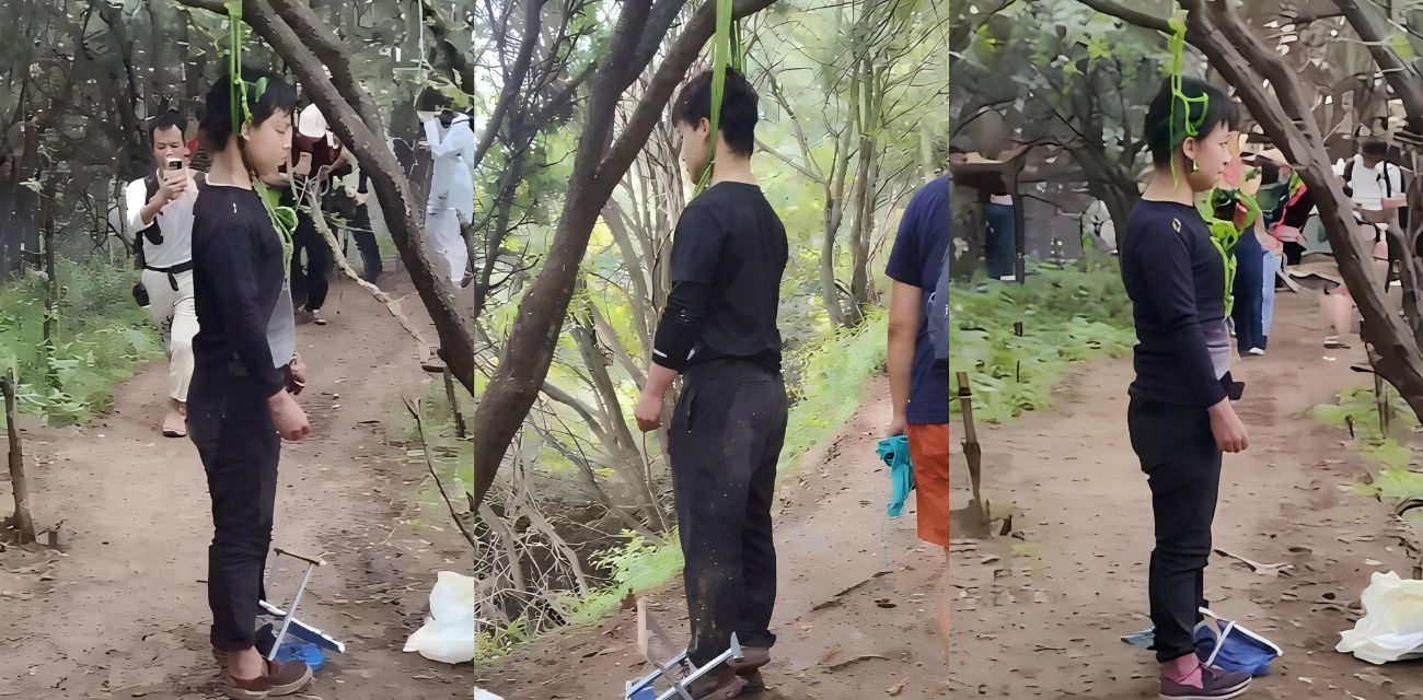 西安子午峪尖山 旅游团偶遇上吊男子遗骸 惊呆现场众人!