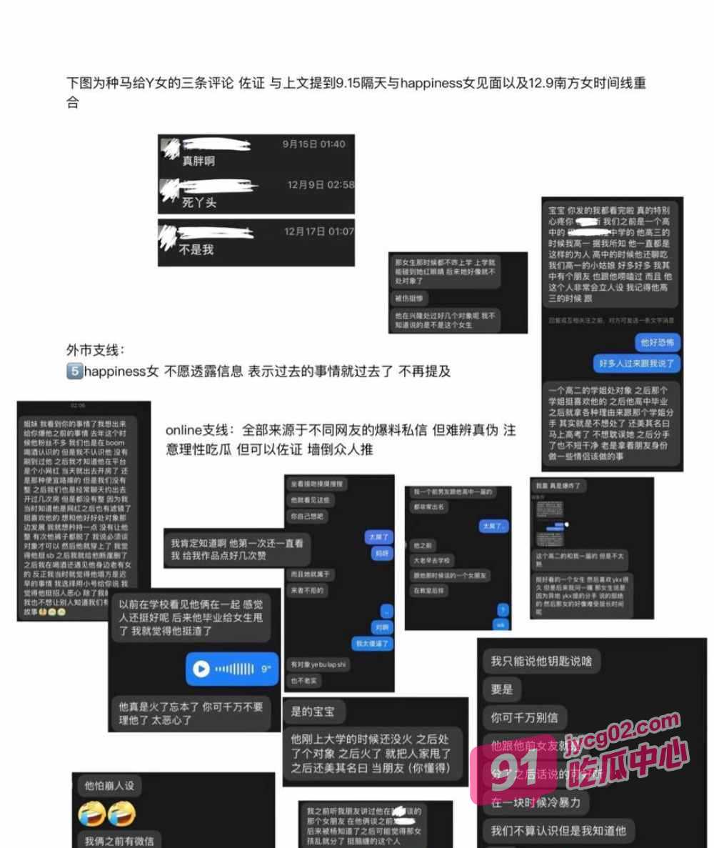 哈市种马杨可新cloud 恋爱期间多次出轨被女友曝光全网！