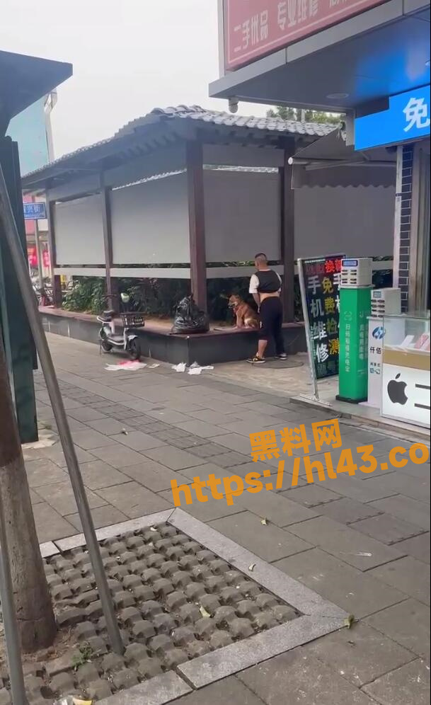 网传广东某地一男子 光天化日之下公然与狗交合 现场视频流出！
