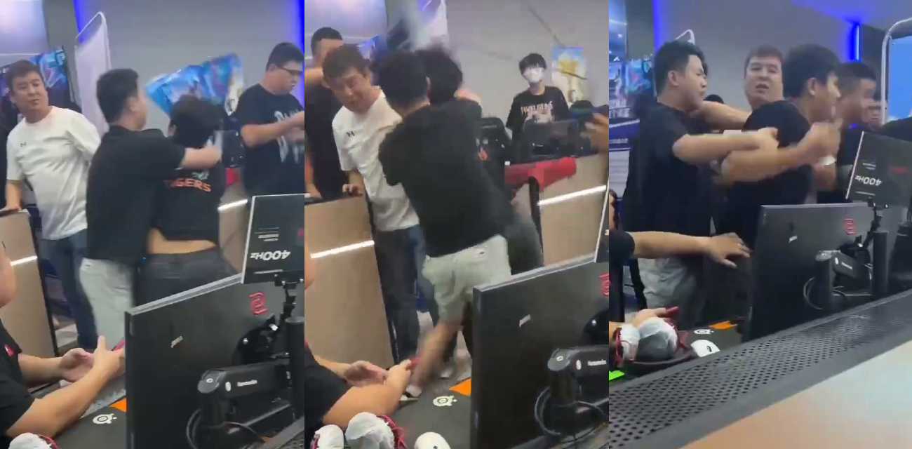 穿越火线百城联赛区域塞 TIGERS下线单挑 场面混乱看着好刺激!