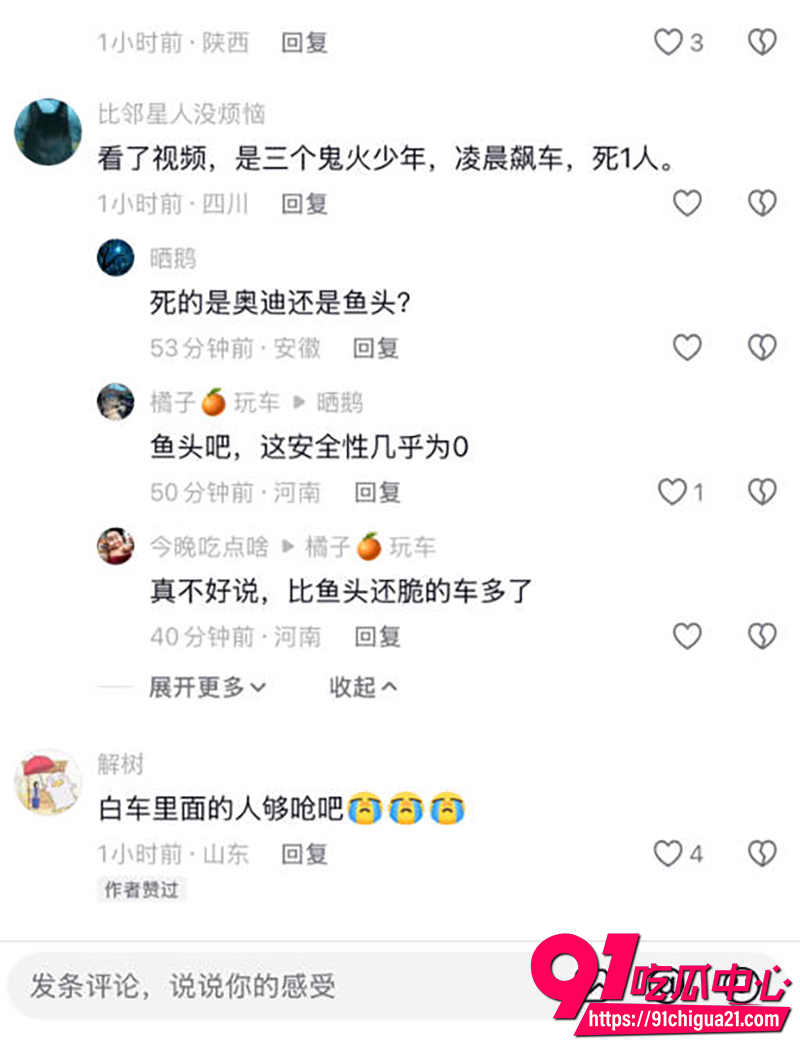 精神小伙深夜租奥迪狂飙 3