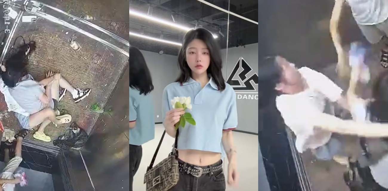 湖北仙桃电梯打架者是抖音3万粉网红六六 教唆孩子打人 Fendi包在现场实锤曝光