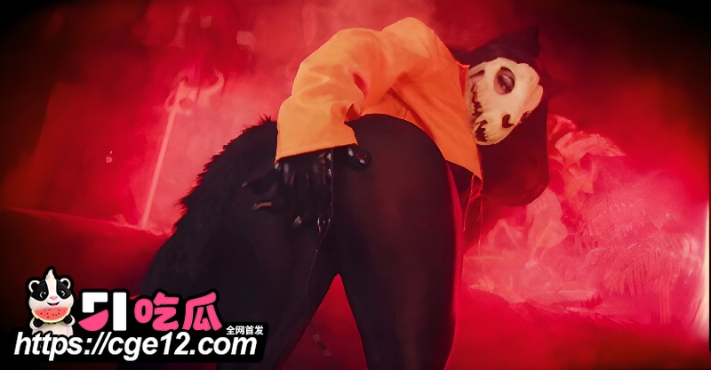犬女MollyRebbit骷髅面具激情性爱1