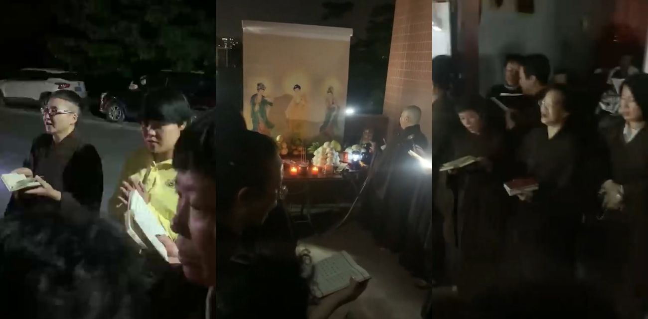 有什么说法吗?广东一老人穿红衣跑到邻居家自杀 全村停课做法事!