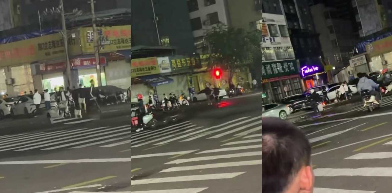 海南封关疯狂一夜 精神小伙街头大乱斗抢地盘 这牌面要赶超新加坡?