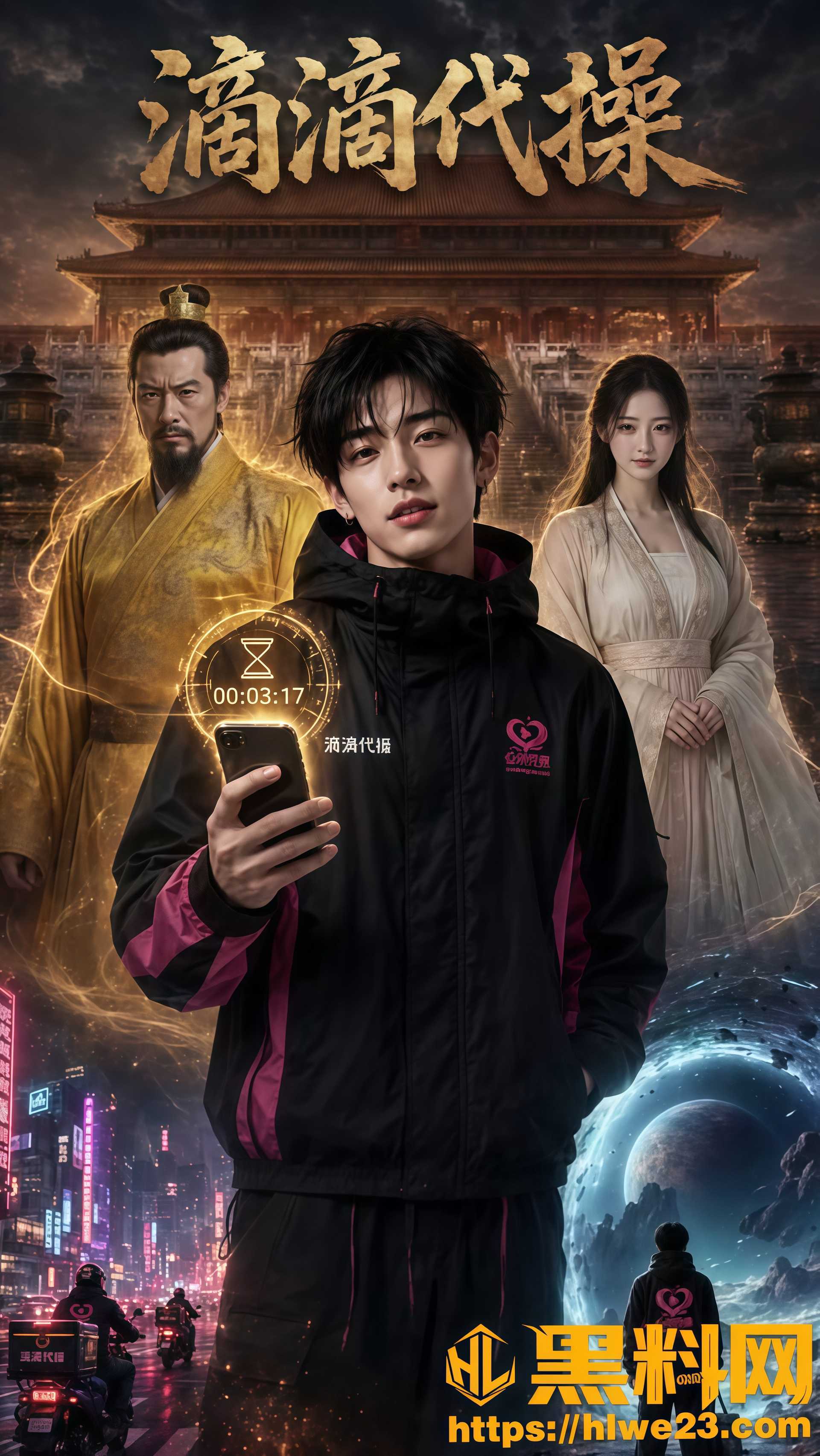 AI成人短剧 滴滴代操 李枸日为续命疯狂戴绿帽 穿越后爆操多位美女