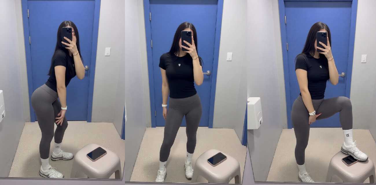 我的枪好长 约操骚货桃子 健身房更衣室口交 回家继续狂干瑜伽裤美女