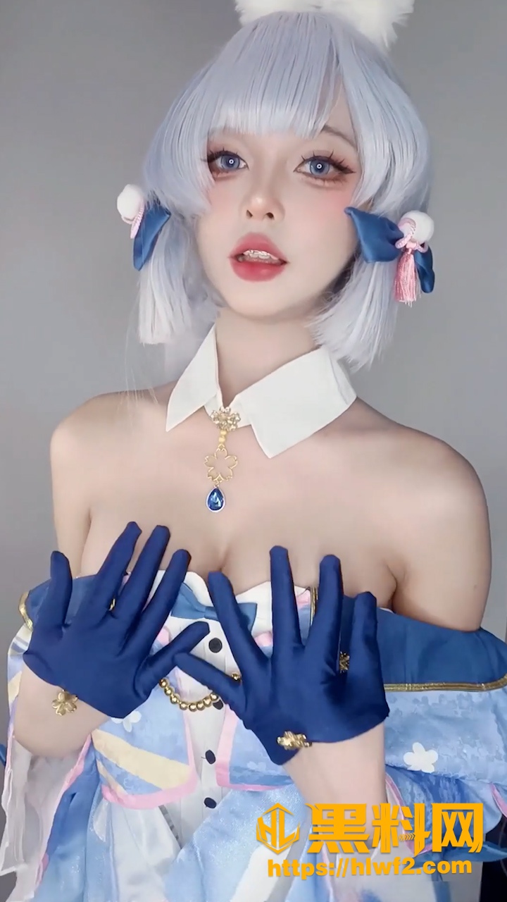OnlyFans白虎福利姬 yamisung cos神里绫华与卡提希雅 模拟足交自慰 抽插爽到翻白眼