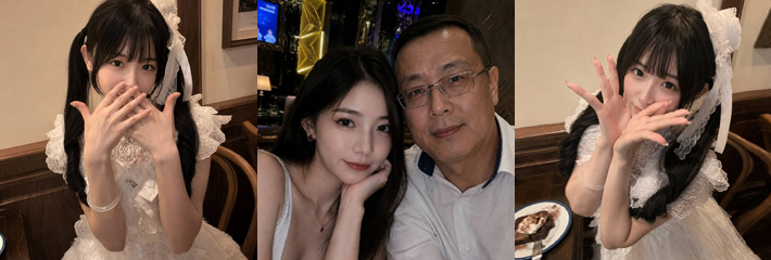 COS圈女神 安然小主 超长PPT怒骂前任 转身官宣秃顶老叔 并配文能把她宠成不懂事的小女孩