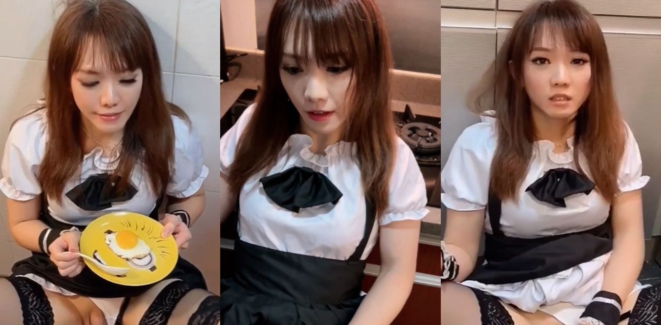 御姐伪娘身穿女仆装做饭被后入猛操 厨房诱惑极致骚浪 边炒菜边被干到腿软高潮
