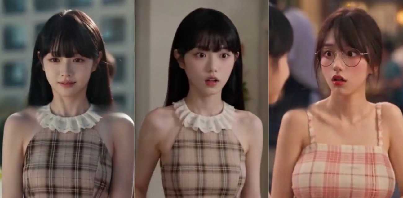 91AI短剧性转魅魔第6集 林贝贝新校遇眼镜学姐 巨乳贴身拥抱后主动奖励儿子床上深插高潮连连